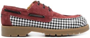 PACCBET two-tone boat shoes Red
