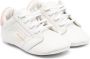 Palm Angels Kids contrast-heel leather sneakers White - Thumbnail 1