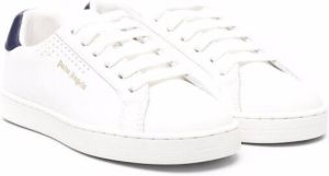 Palm Angels Kids logo-print low-top trainers White