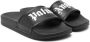 Palm Angels Kids logo-print open-toe sandals Black - Thumbnail 1