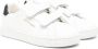 Palm Angels Kids logo-print touch-strap leather sneakers White - Thumbnail 1