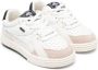 Palm Angels Kids perforated leather sneakers White - Thumbnail 1