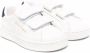 Palm Angels Kids round-toe leather sneakers White - Thumbnail 1