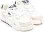 Palm Angels Kids University lace-up sneakers White - Thumbnail 1