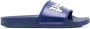 Palm Angels logo-print slides Blue - Thumbnail 1