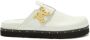 Palm Angels PA studded leather mules White - Thumbnail 1