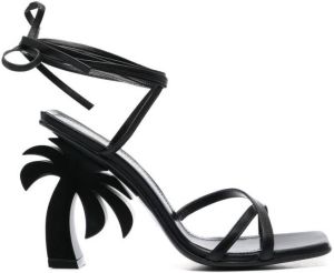 Palm Angels Palm Beach lace-up sandals Black