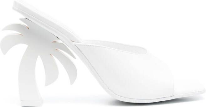 Palm Angels Palm Beach mules White