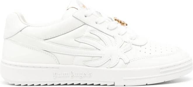 Palm Angels Palm Beach University leather sneakers Neutrals
