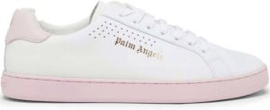 Palm Angels perforated detail lace-up sneakers White