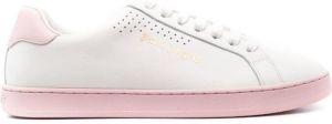 Palm Angels perforated detail lace-up sneakers White