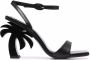 Palm Angels sculpted-heel open-toe sandals Black - Thumbnail 1