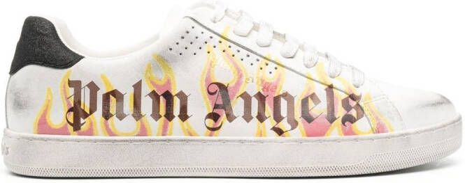 Palm Angels Spray Paint low-top sneakers White