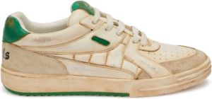 Palm Angels University distressed low-top sneakers Neutrals