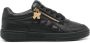 Palm Angels University zipped leather sneakers Black - Thumbnail 1