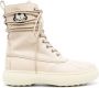 Palm Angels x Moncler x Tod's Winter Gommino lace-up boots Neutrals - Thumbnail 1