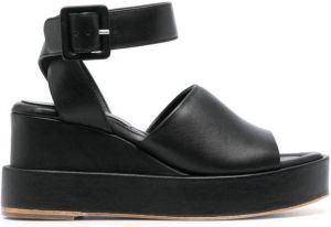 Paloma Barceló 85mm open-toe sandals Black