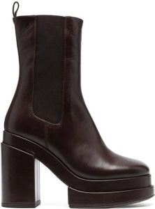 Paloma Barceló ankle heel boots Brown