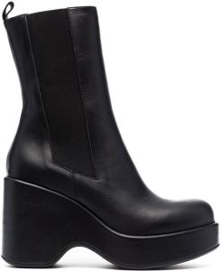 Paloma Barceló calf-leather ankle boots Black