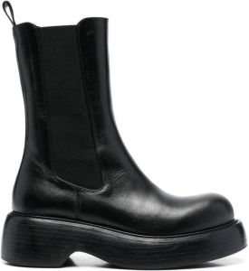 Paloma Barceló chunky leather boots Black