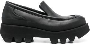 Paloma Barceló chunky leather loafers Black