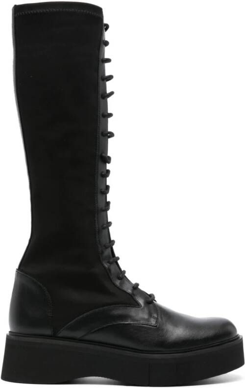 Paloma Barceló chunky-sole leather boots Black