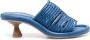 Paloma Barceló cone-heel leather mules Blue - Thumbnail 1