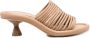 Paloma Barceló cone-heel leather mules Brown - Thumbnail 1