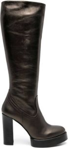 Paloma Barceló Davies 110mm knee-high boots Grey