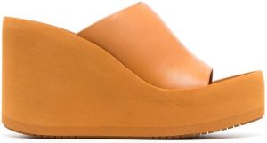 Paloma Barceló Dolya wedge sandals Orange