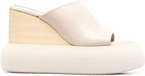 Paloma Barceló Emry chunky-sole wedge sandals Neutrals