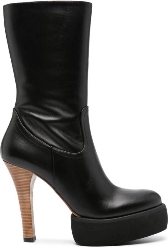 Paloma Barceló Hella 125mm leather boots Black