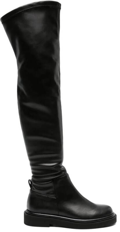 Paloma Barceló Kenda knee-length leather boots Black