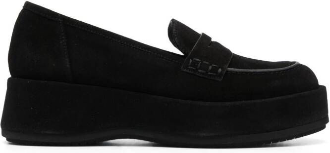 Paloma Barceló Martin 50mm suede loafers Black