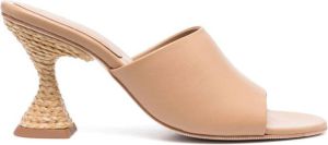 Paloma Barceló open-toe 100mm mules Brown