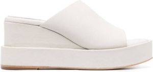 Paloma Barceló open-toe 85mm wedge sandals White