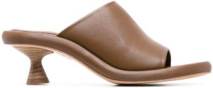 Paloma Barceló open-toe heeled mules Brown
