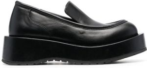 Paloma Barceló Platform-sole loafers Black