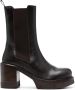 Paloma Barceló Reece 80mm leather boots Brown - Thumbnail 1