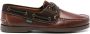 Paraboot Barth leather boat shoes Brown - Thumbnail 1