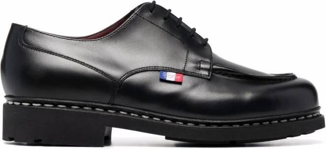 Paraboot Chambord lace-up leather shoes Black