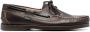 Paraboot lace-up leather boat shoes Brown - Thumbnail 1
