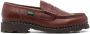 Paraboot logo-tag calf-leather loafers Brown - Thumbnail 1