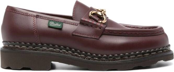 Paraboot Orsayti leather loafers Red