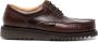 Paraboot Thiers leather boat shoes Brown - Thumbnail 1