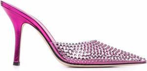 Paris Texas 105mm crystal-embellished pumps Pink