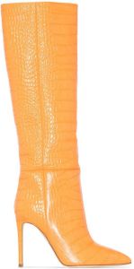 Paris Texas 105mm knee-high boots Orange