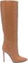 Paris Texas 105mm knee-high leather boot Brown - Thumbnail 1