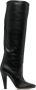 Paris Texas 105mm knee-length leather boots Black - Thumbnail 1