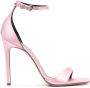 Paris Texas 105mm satin stiletto sandals Pink - Thumbnail 1